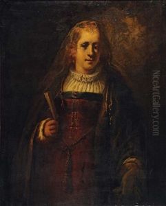 Portrait De Femme A L'eventail