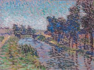 Paysage De Fleurey Sur Ouche by Ernest-Lucien Bonnotte