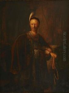 A Portrait Of A Man In Oriental Dress by Harmenszoon van Rijn Rembrandt