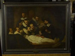 Die Anatomiestunde Des Dr. Nicolaes Tulp by Harmenszoon van Rijn Rembrandt
