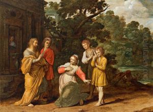 Der Prophet Elija Und Die Witwe Von Sarepta
