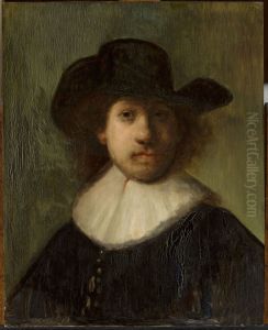 Portrait Of The Artist In A Black Coat And Hat
