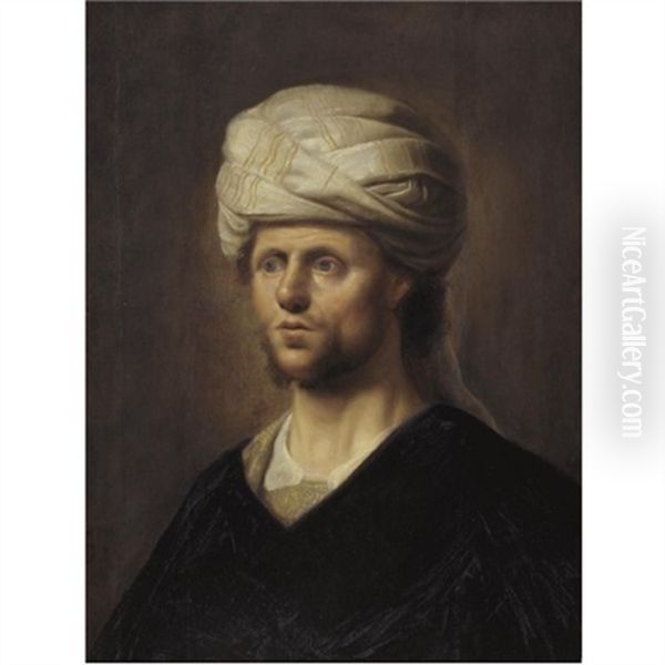 Portrait Of A Man In A Turban - view 1