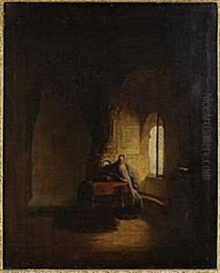 Den Helige Anastasius by Harmenszoon van Rijn Rembrandt