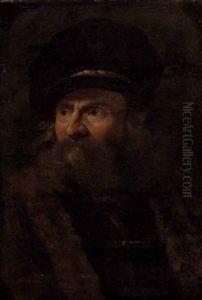 Bildnis Eines Herrn Mit Kappe by Harmenszoon van Rijn Rembrandt