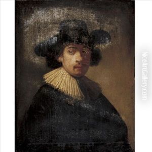 Portrait Of A Man, Half Length, Wearing A Black Hat Portrait Of A Man, Half Length, Wearing A Black Hat