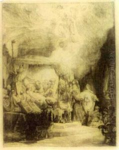 Death Of The Virgin by Harmenszoon van Rijn Rembrandt