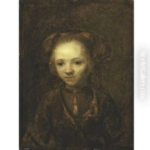 Portrait Of A Girl by Harmenszoon van Rijn Rembrandt