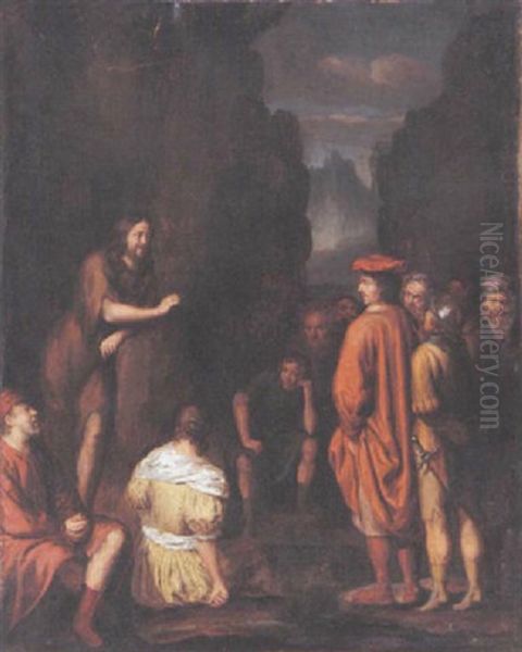 The Preaching Of John The Baptist - view 1