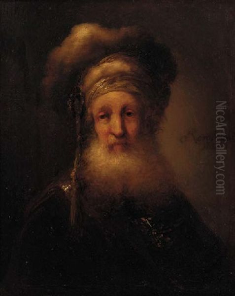 A Man In Oriental Costume - view 1