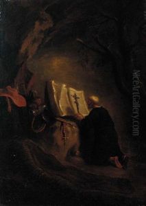 Saint Jerome In The Wilderness by Harmenszoon van Rijn Rembrandt