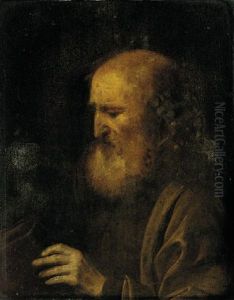 A Rabbi by Harmenszoon van Rijn Rembrandt