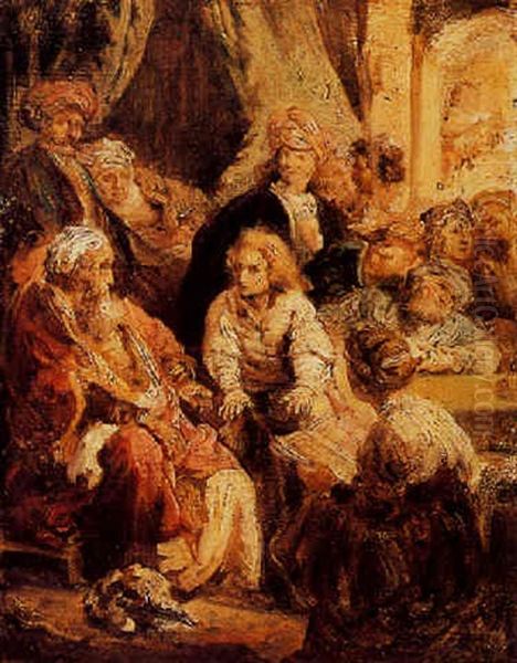 Christ Amongst The Scribes - view 1
