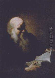 Vecchio Leggente by Harmenszoon van Rijn Rembrandt