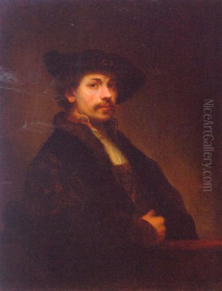 Portrait Of The Artist In A Black Hat - view 1