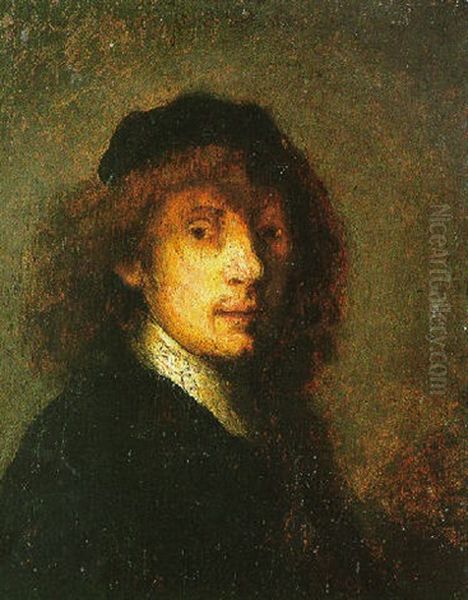 Portrait Of A Young Man Wearing A Black Cap - view 1