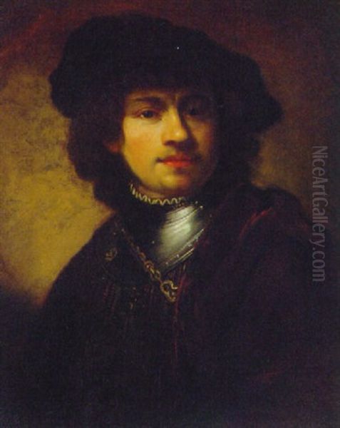 Portrait Of The Artist, In A Black Cap - view 1