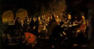 The Plague Of Frogs In Egypt by Harmenszoon van Rijn Rembrandt