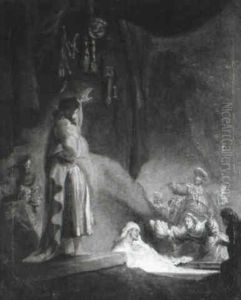 The Raising Of Lazarus by Harmenszoon van Rijn Rembrandt