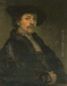 Portrait Of The Artist, Aged 34 by Harmenszoon van Rijn Rembrandt