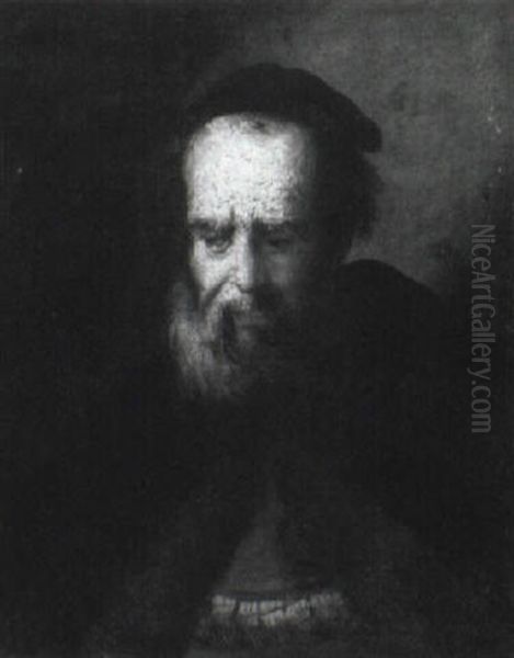 A Bearded Man, Half-length, Wearing A Fur-lined Coat And A Cap - view 1
