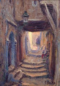 Rue Ben Ali Dans Lacasbah D'alger by Primitif Bono