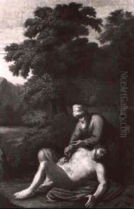 Der Barmherzige Samariter by Harmenszoon van Rijn Rembrandt