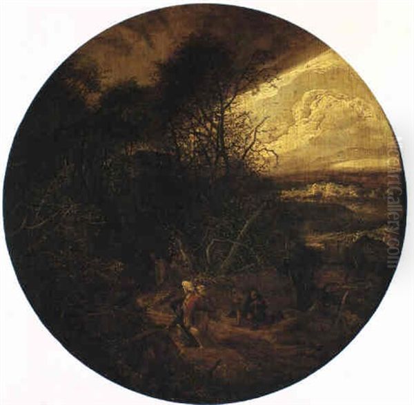 Landscape With Figures At The Edge Of A Wood - view 1
