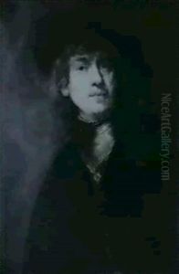 Portrait Of The Artist As A Young Man by Harmenszoon van Rijn Rembrandt