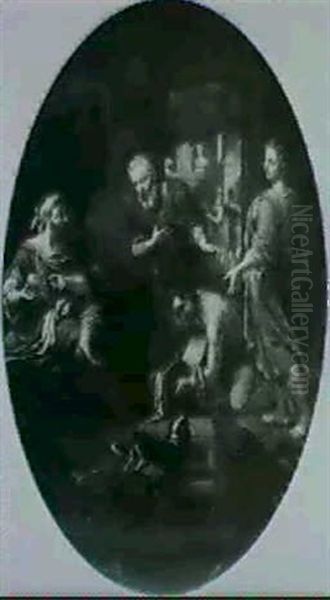 A Man Being Paid Tribute - view 1