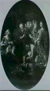 A Man Being Paid Tribute