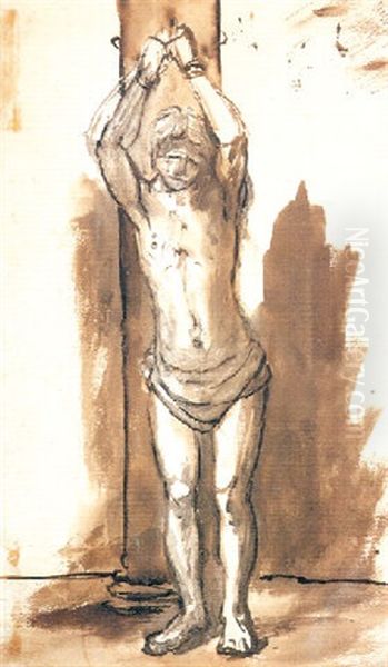 Christ At The Column - view 1