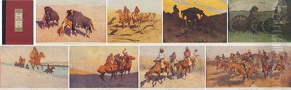 Portfolio Of Eight Remington Paintings - view 1
