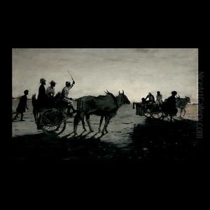 The Caravan by Frederic Remington