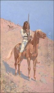 An Apache by Frederic Remington