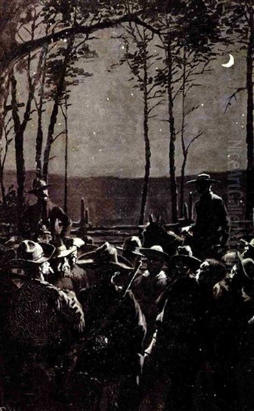 Hanging A Horse Thief - view 1