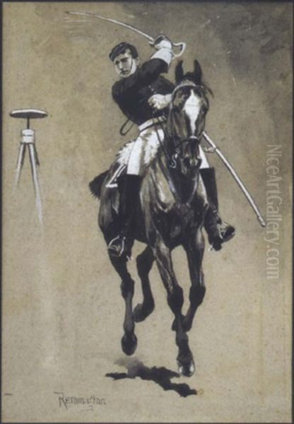 Soldier With Drawn Sabre - view 1