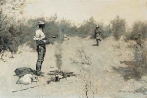 Hello, Jose! (unexpected Guest) by Frederic Remington