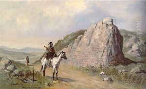 Register Rock, Idaho by Frederic Remington
