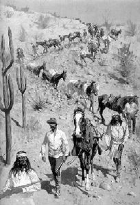 Lawton's Pursuit Of Geronimo by Frederic Remington
