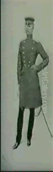 Prussian Dragoon Officer - view 1