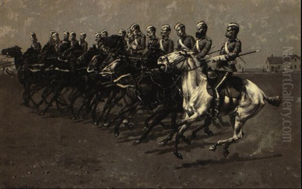 The Canadian Mounted Police On A "musical Ride"--"charge!" - view 1