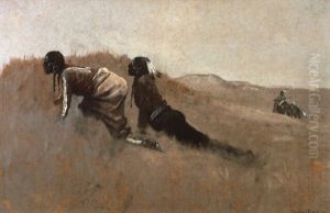 Indian Scouts Watching Custer's Advance by Frederic Remington