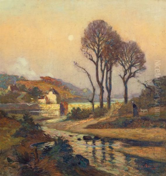 Herbstliche Flusslandschaft - view 1