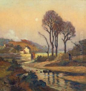 Herbstliche Flusslandschaft