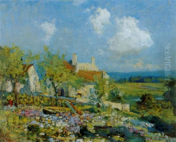 Landschaft Mit Blick Auf Haus Und Garten - view 1