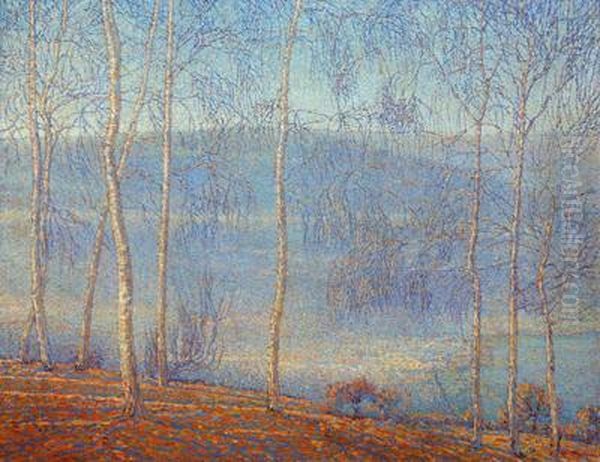 Paessaggio Blu, Signiert A. Bonomi - view 1