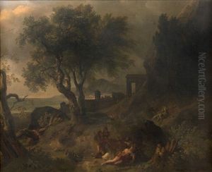 La Mort D"hippolyte by Jean Charles Joseph Remond