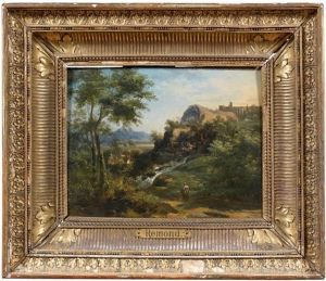 Paysage Italien (tivoli) by Jean Charles Joseph Remond