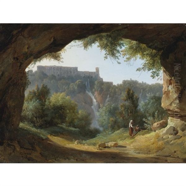 View Of Tivoli From A Grotto - view 1